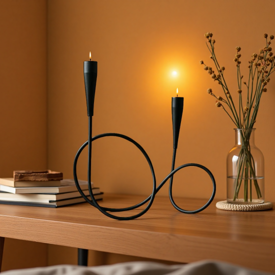 Iron Candleholder